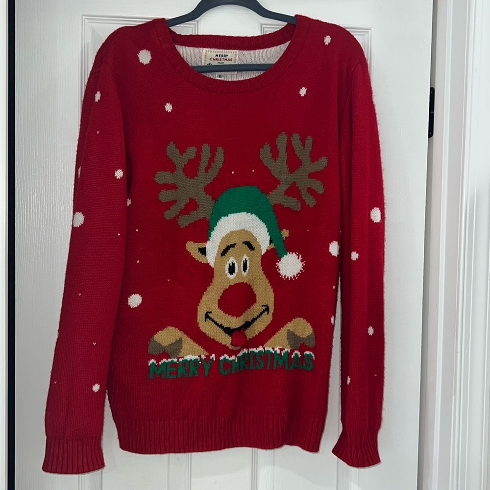 3/$30✨ Reindeer Ugly Christmas sweater